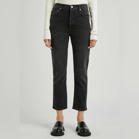 AGOLDE Riley High Rise Straight Crop - Picture 3 of 10